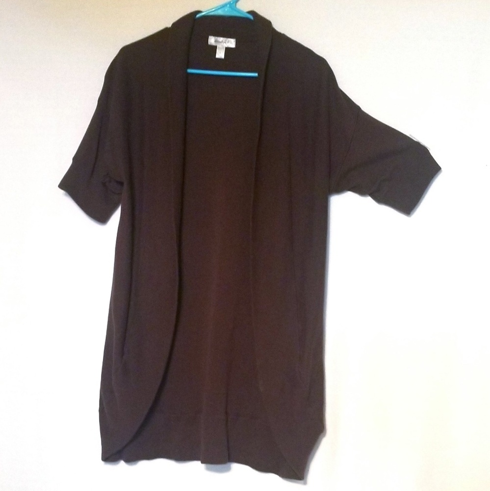 Women's Chocolate colored Dressbarn Cardigan